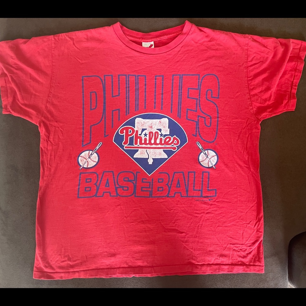 Vintage Philadelphia Phillies Tee XL MLB 1992